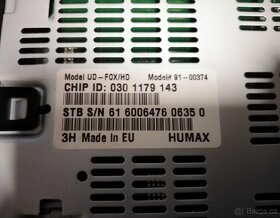 Humax UD - FOX/HD satelitní přijímač - 8