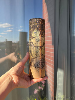 Rosenthal Zlacená váza 22 cm, Alain le Foll - 8