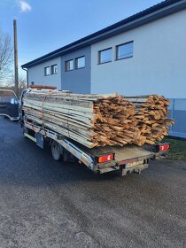 Palivové dřevo-balíky,odřezky krajinky 1,0x1,2 m délka 4 m - 8