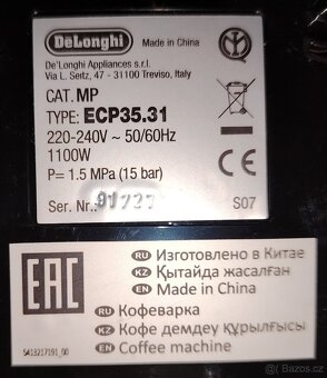 De'Longhi ECP35.31 - 8