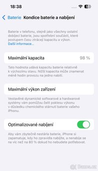  Apple iPhone 14 Red 128 GB, top stav, bat. 98% - 8