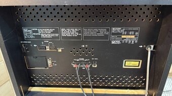 Věž HiFi z 80let SHARP W800H gramo, tape, CD, repro - 8