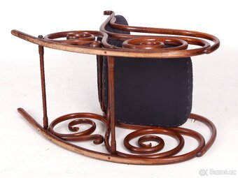 Starožitné houpací křeslo THONET, 1925. - 8
