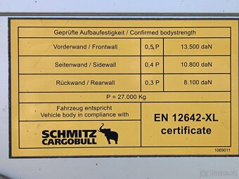 Schmitz CARGOBULL, LOW DECK, TŘÍSTRANNÁ SHRNOVACÍ PLACHTA, Z - 8