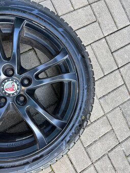 4x alu disky 5x108 R17, pneu 90% - 8