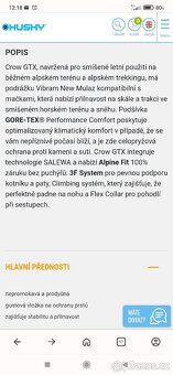 Dámská vysokohorská obuv SALEWA WS CROW GTX vel.40 - 8