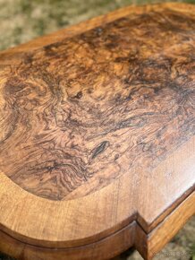 Starožitnost-Stůl a 4 židle biedermeier zrenovováno - 8