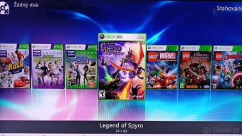 XBOX 360 Slim, 250GB, RGH, spoustu her viz fotky - 8