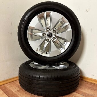 ŠKODA OCTAVIA IV 5x112 R16 ET46+LETNÍ 205/60R16 7mm - 8