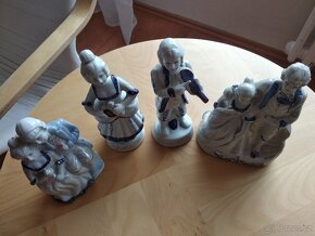 Prodám 4ks porcelánové figurky - 8