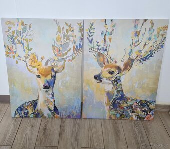 Obrazy Ikea barevný sob, 50x70 cm - 8