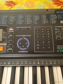 KLávesy s dynamickou klávesnicí  Casio CTK-611 - 8