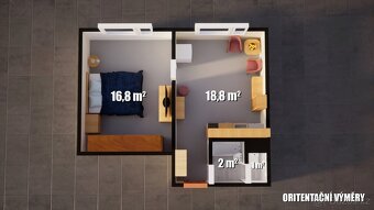 Pronájem bytu 2+kk, Chomutov – ul. Písečná - 8