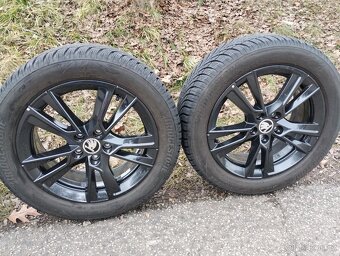 Originál ALU kola Škoda Fabia / Rapid R16 + zimní pneu - 8