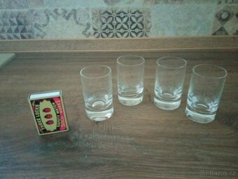 Nápojové sklo, panáci, štamprdlata, mix - 8
