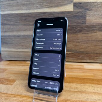 IPhone 11 Pro 64GB, bílá (rok záruka) - 8