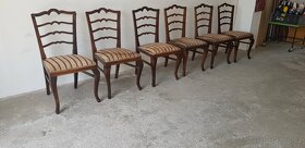 PRODÀM STAROŽITNÉ  ŽIDLE-6KS- MASÌVNÌ DUB - 8