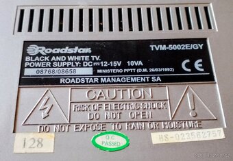 RETRO miniaturní TV na 12V - 8