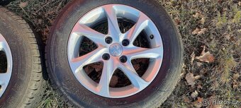 Alu kola Originál Peugeot Azote 4x108 6x15 ET23 185/65r15 - 8