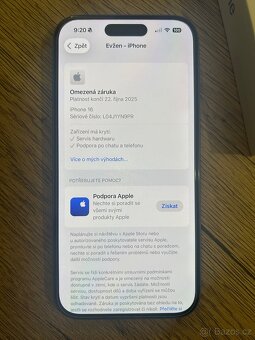 IPhone 16 128Gb , záruka - 8
