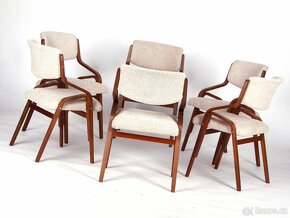 6x přečalouněné židle L.Volák, 1969. - 8