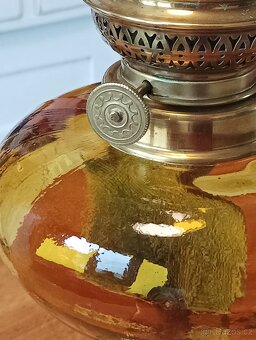 STAROŽITNÁ ART DECO PETROLEJKA A&P GAUDARD, 20.–30. LÉTA - 8