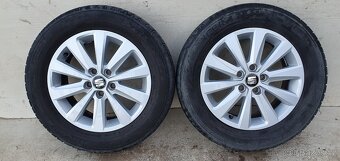 Alu kola Seat 15" 5x100, letní Falken 185/65R15 - 8