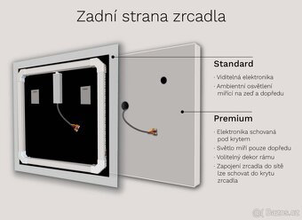 Zrcadlo s LED osvětlením 180x80cm - 8