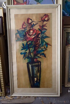 Kytice - Kubismus - akvarel - 8