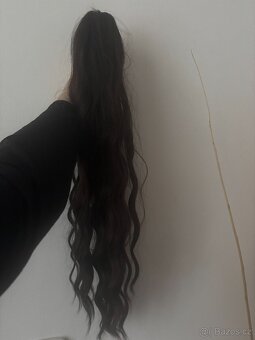 Hnědý culík na skřipci délka 65 cm nový - 8