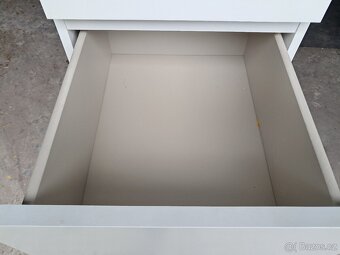Ikea komoda Malm se zrcadlem bílá - 8
