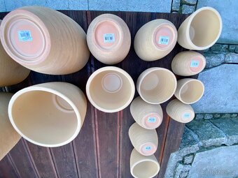 Keramik Obal na květináč, nové, komplet 16 ks - 8