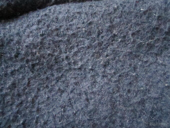 Sytě modrý zimní kabát zn. Mango, XS/S/M, 50% vlny - 8