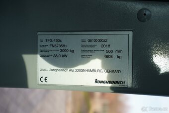 Vysokozdvižný vozík Jungheinrich TFG 430s (VV0187) - 8