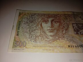 BANKOVKA 500 KČ, 2009, SBĚRATELSKÉ SÉRIOVÉ ČÍSLO - 8