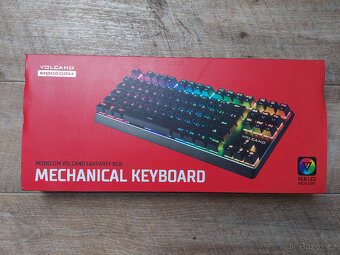 Mechanická klávesnice Modecom Volcano Lanparty RGB - 8