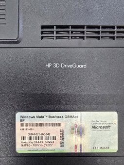 Prodám Notebook HP Compaq 6715b, - 8