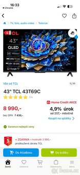 Smart TCL 43” (109 cm úhlopříčka) - 8
