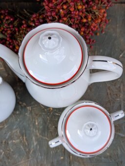 3 ks Porcelánový set,MZ Stará Role,Czechoslovakia. - 8