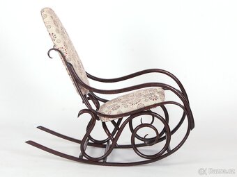 [ 4305 ] Nádherné houpací křeslo THONET, 1930 - 8
