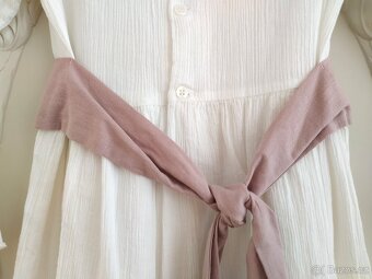 Nové s visačkou bavlněné slavnostní šaty Mango 128 - 8