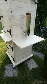 RETRO Elektrická dřevěná udírna s DYMBOXEM - 8