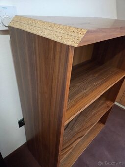 Skříň se šuplíky a poličkami DÝHA OŘECH - 8