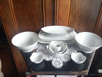 Starožitný porcelánový čajový servis - 8