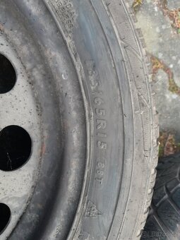 zimní kola na BMW E36 ocelové disky originál BMS 6 ½ Jx15H2 - 8