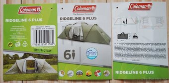 Rodinný kempingový stan pro 6 osob - Coleman Ridgeline 6 plu - 8