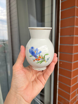 Míšeň Meissen Malá buclatá váza 10.5 cm - 8