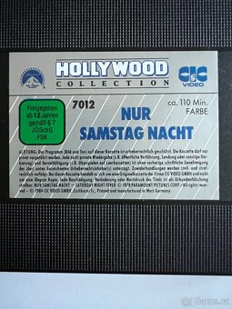 Horečka sobotní noci - 1984 John Travolta VHS - 8