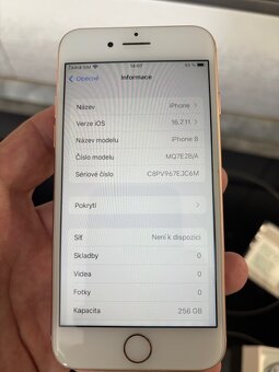 iPhone 8 256 gb zlatý - 8