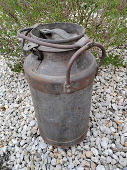 Rakouská konev Molkerei Herzogenburg+víko -25l - 8